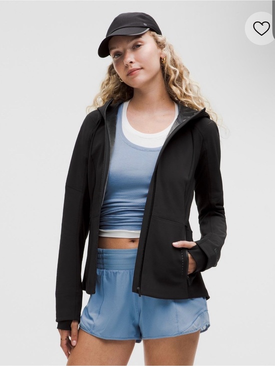 lululemon athletica Jackets & Blazers - lululemon athletica “Cross Chill Performance” Black Jacket with Hood